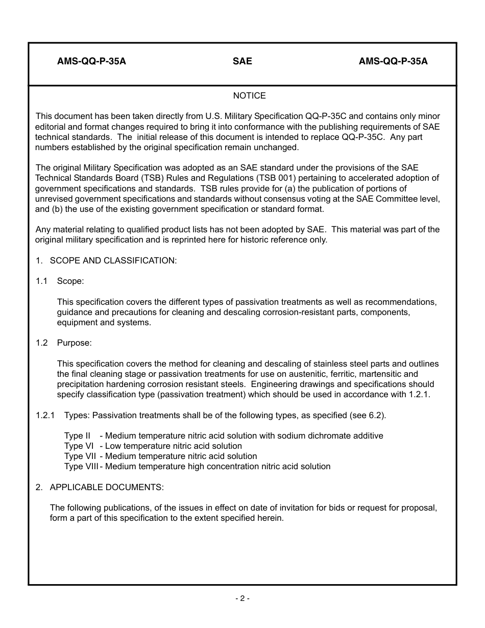 SAE AMS-QQ-P-35A-2005.pdf_第2页