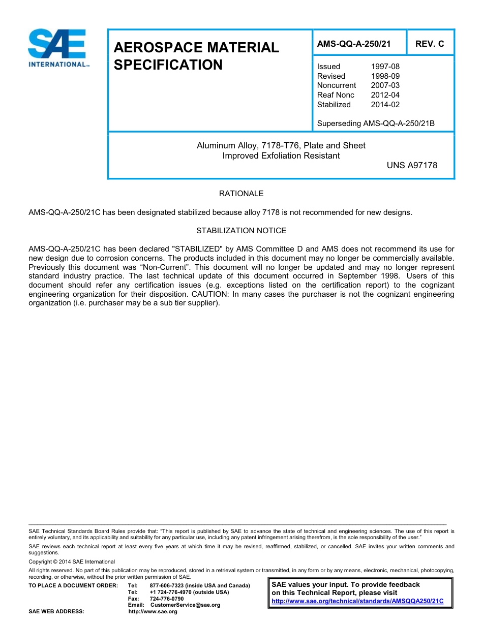 SAE AMS-QQ-A-250-21C-2014.pdf_第1页
