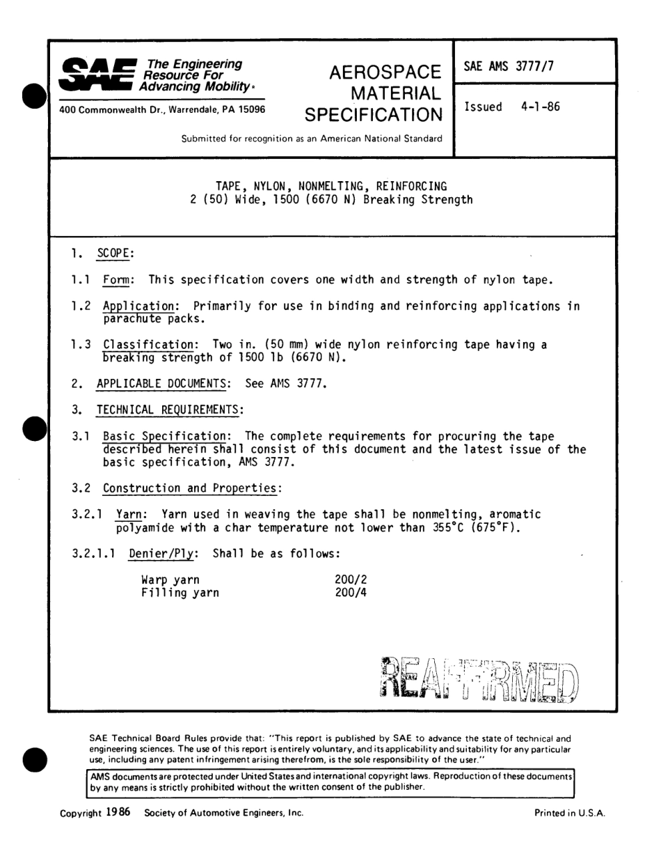 SAE AMS 3777-7B-1995 scan.pdf_第2页