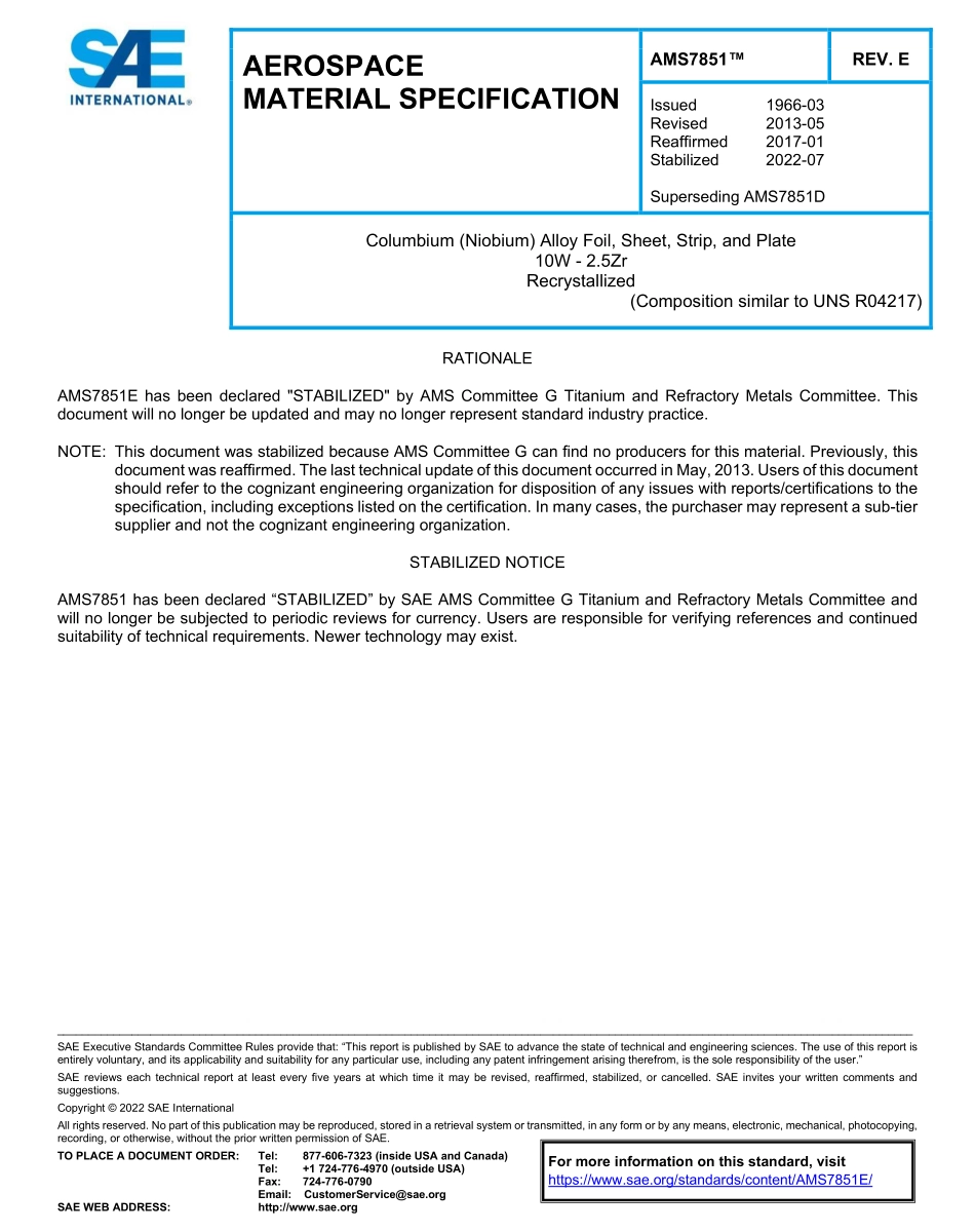 SAE AMS 7851E-2022.pdf_第1页