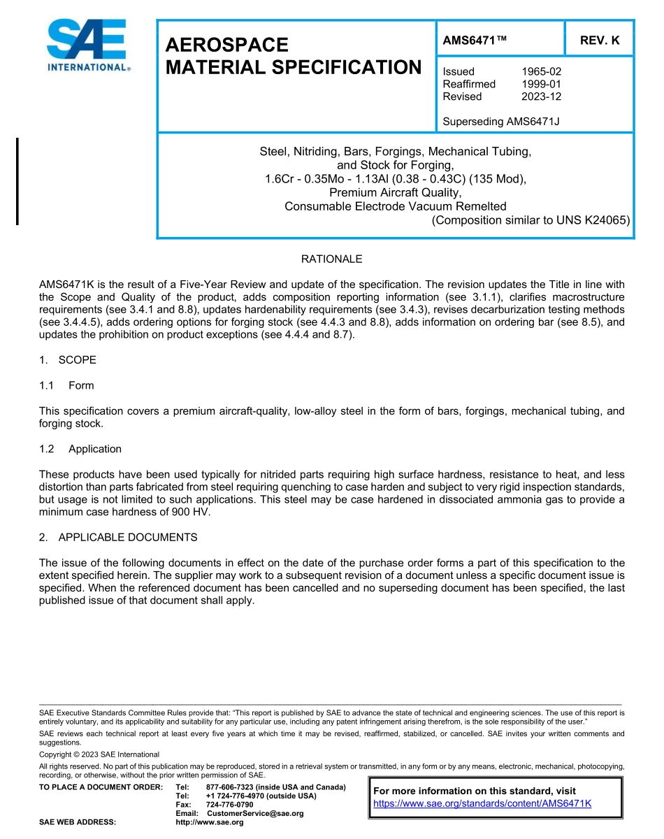 SAE AMS 6471K-2023.pdf_第1页
