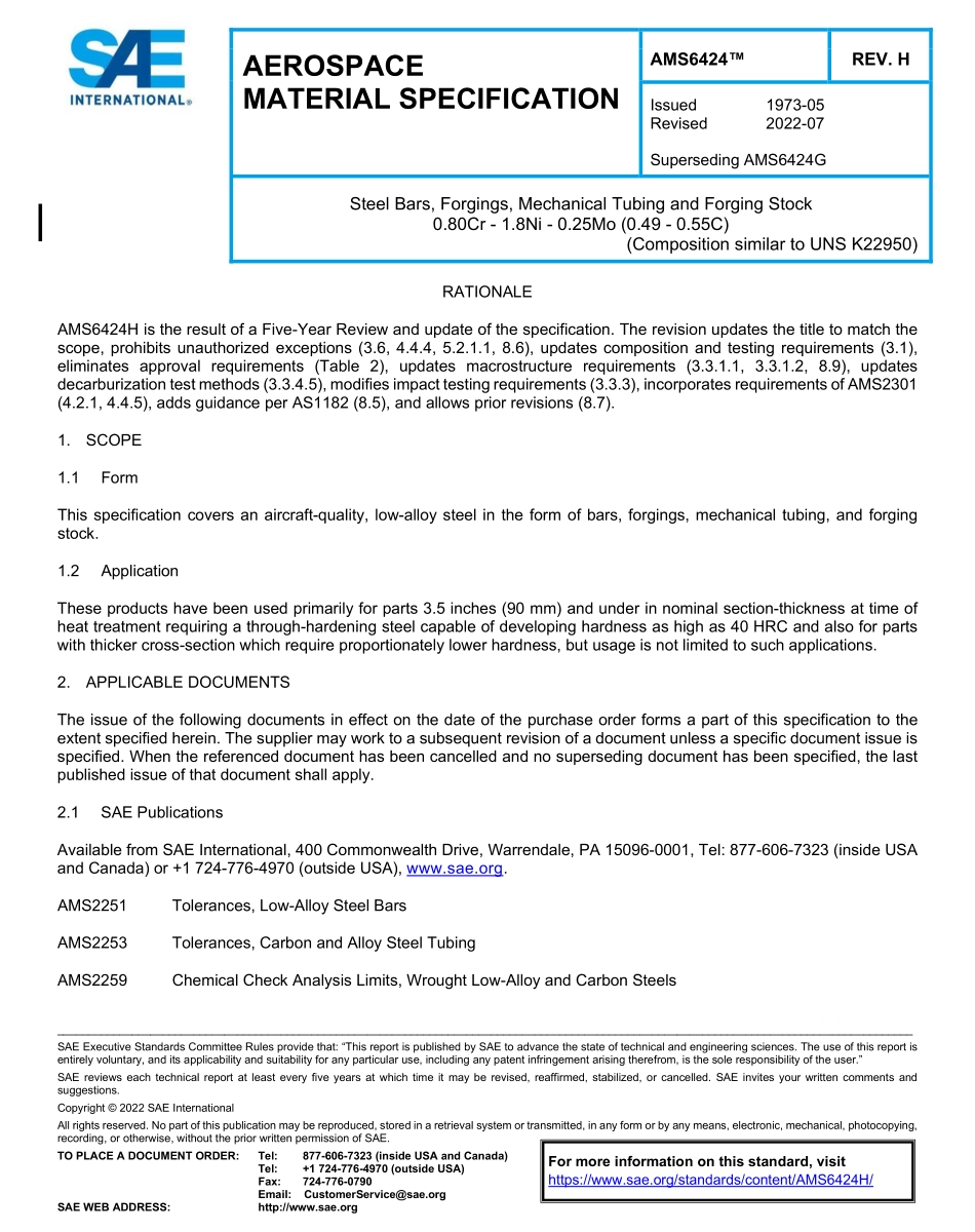 SAE AMS 6424H-2022.pdf_第1页