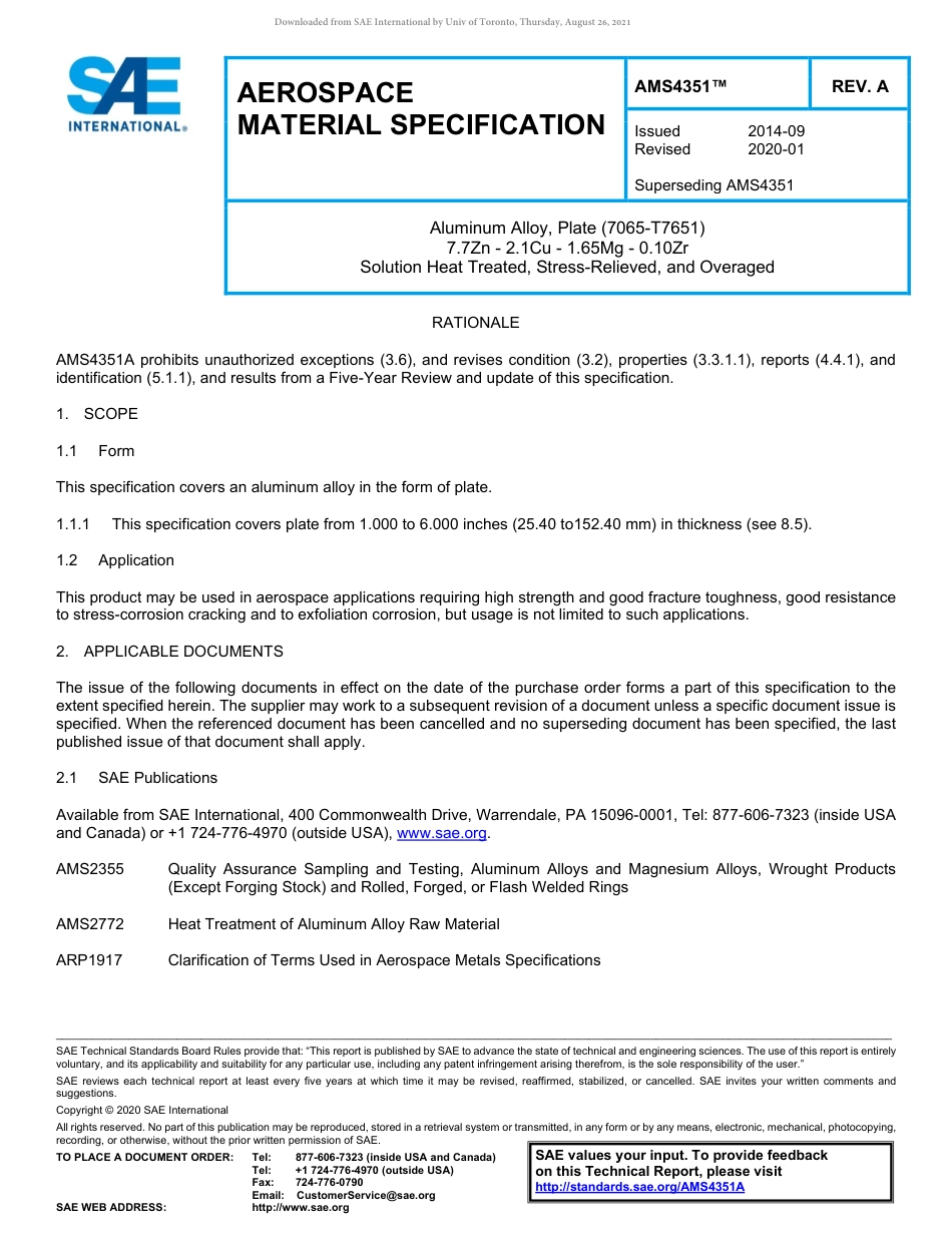 SAE AMS 4351A-2020.pdf_第1页