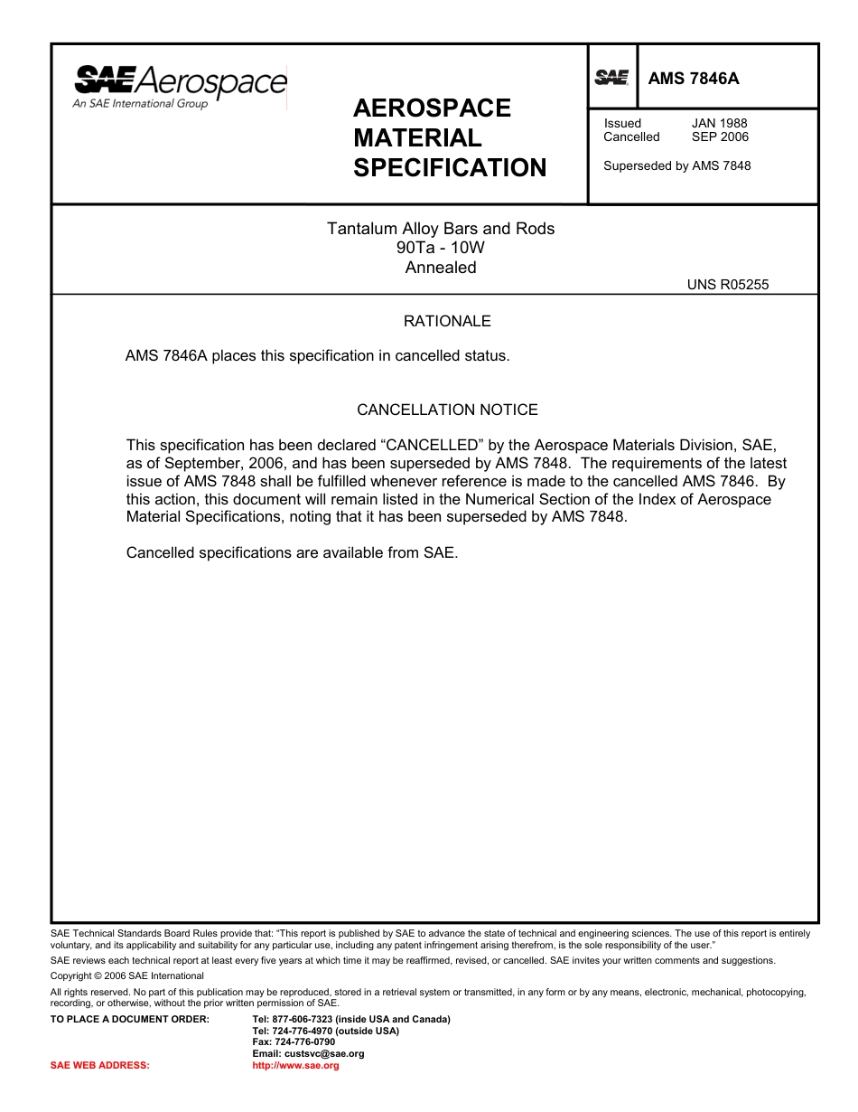 SAE AMS 7846A-2006.pdf_第1页