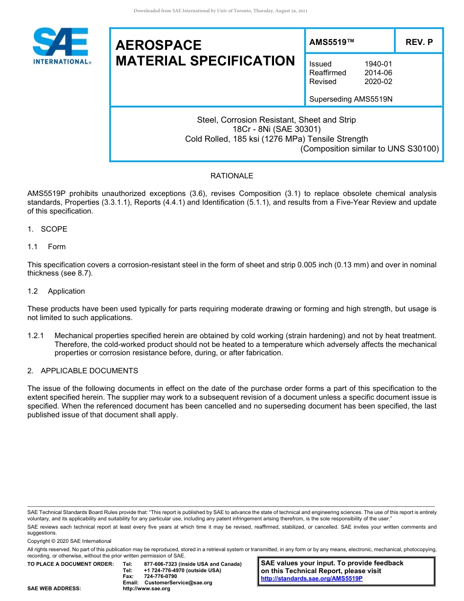 SAE AMS 5519P-2020.pdf_第1页