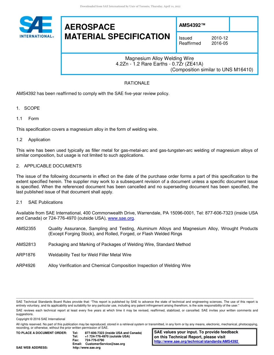 SAE AMS 4392-2016.pdf_第1页