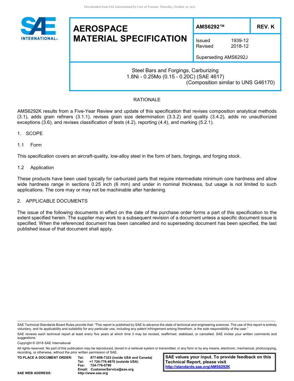 SAE AMS 6292K-2018.pdf_第1页