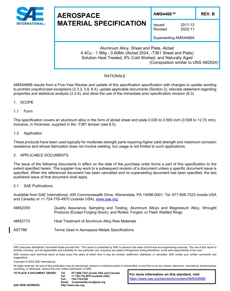SAE AMS 4466B-2022.pdf_第1页