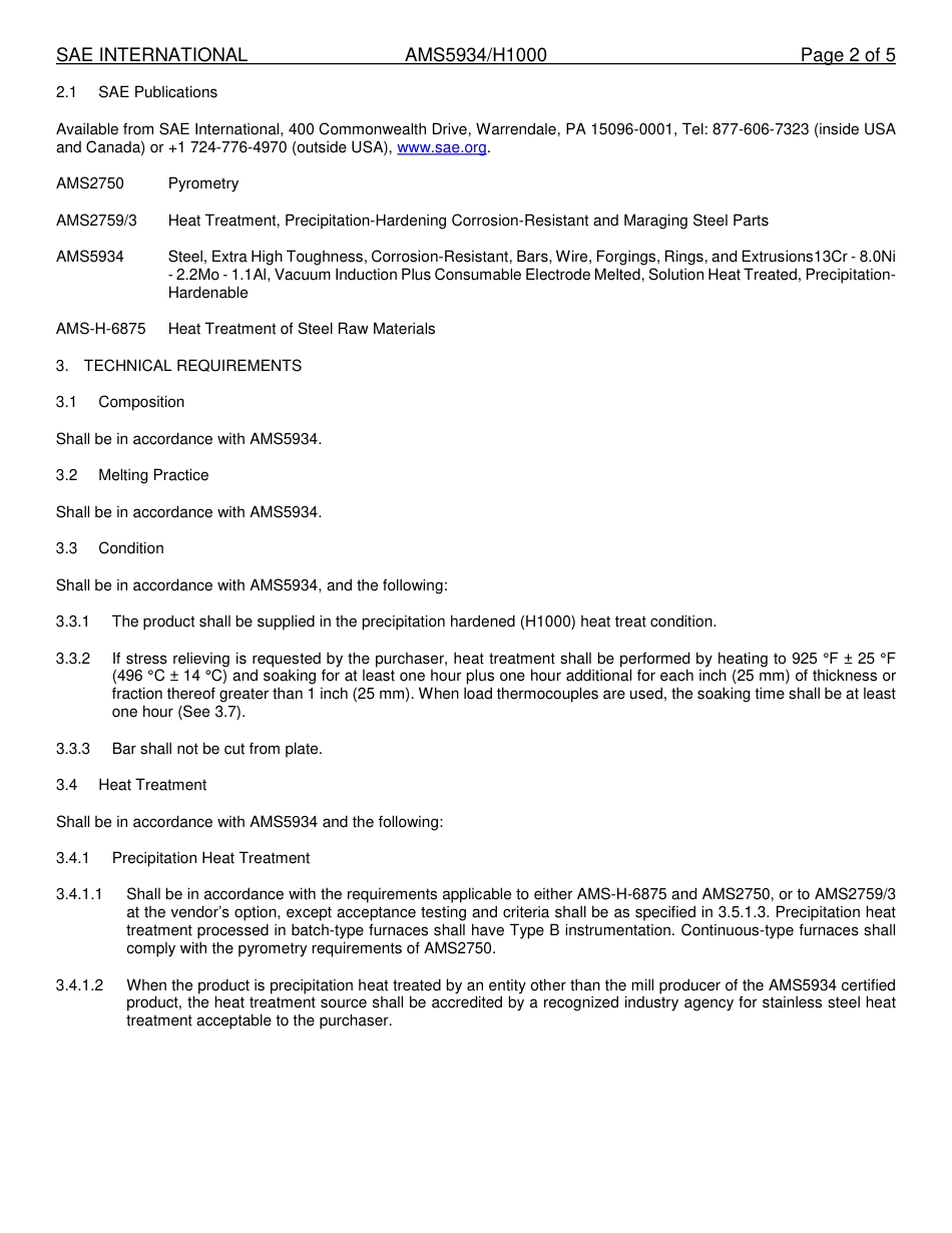 SAE AMS 5934-H1000-2015.pdf_第2页