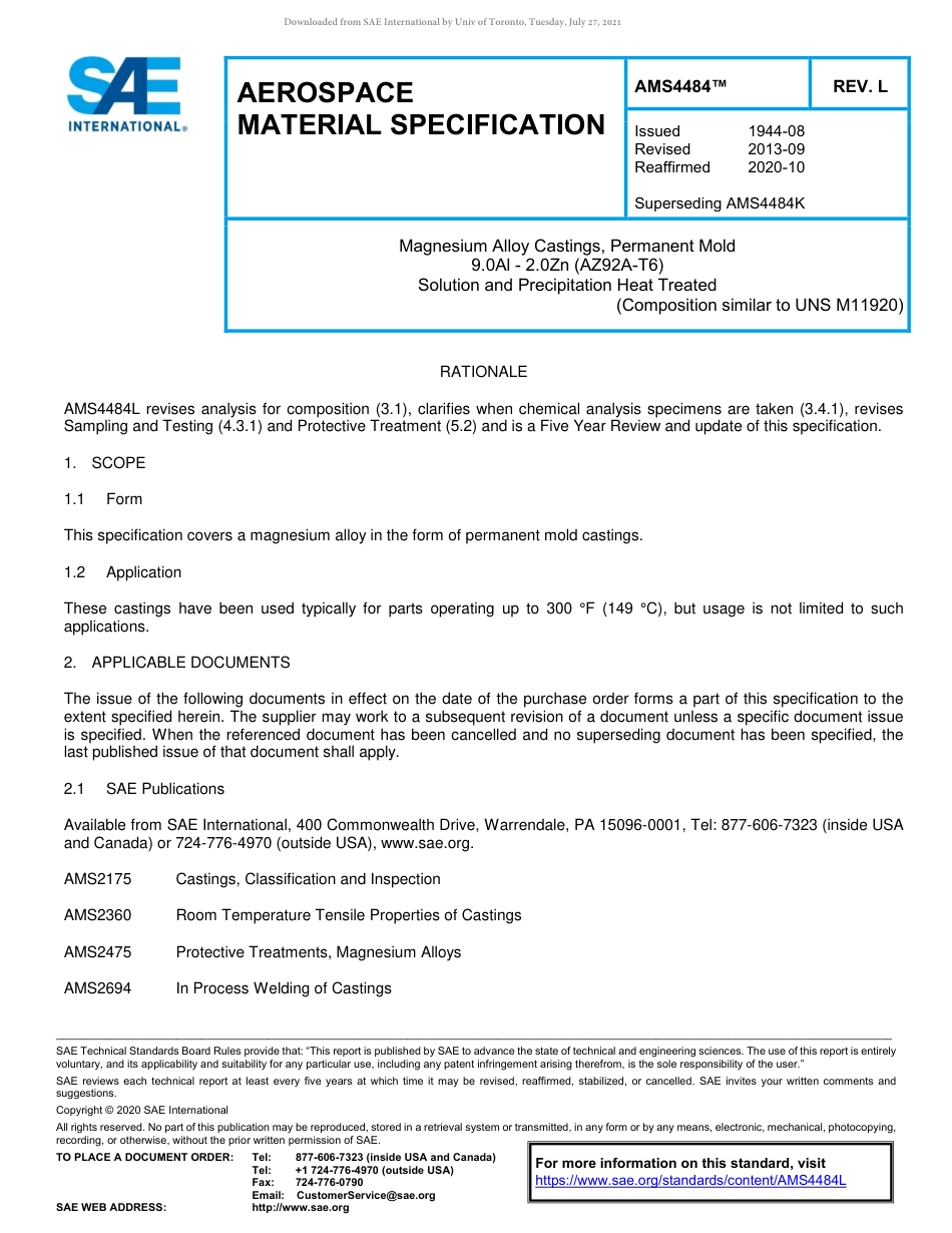 SAE AMS 4484L-2020.pdf_第1页