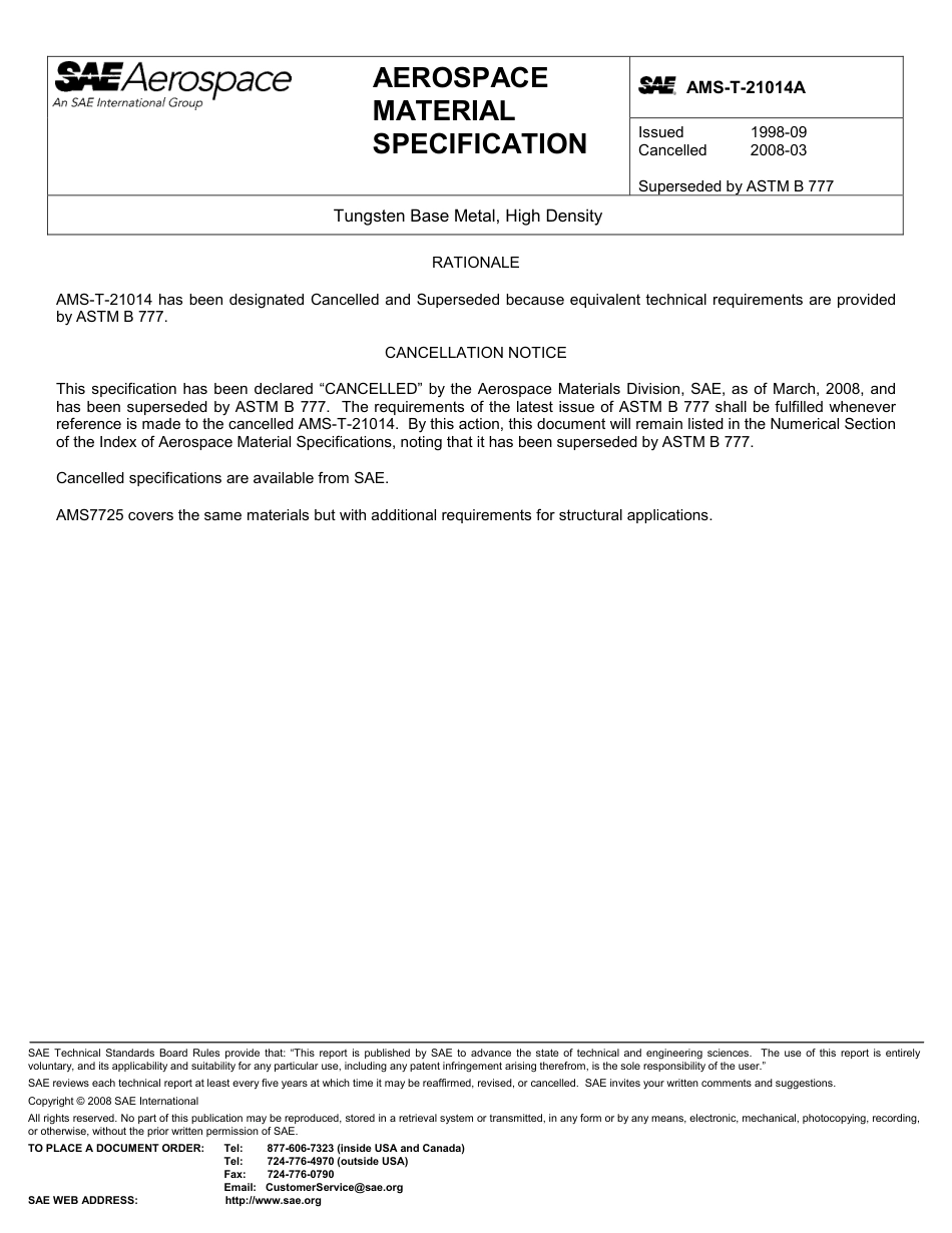 SAE AMS-T-21014A-2008.pdf_第1页