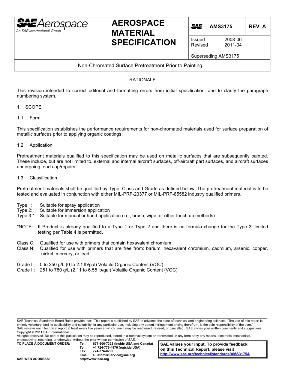 SAE AMS 3175A-2011.pdf_第1页