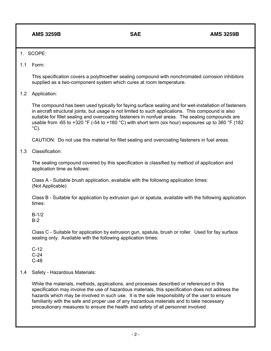 SAE AMS 3259B-2005.pdf_第2页