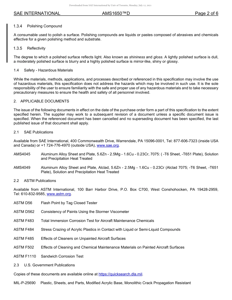 SAE AMS 1650D-2021.pdf_第2页