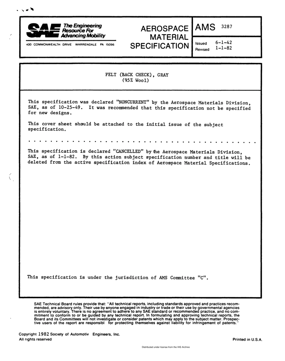SAE AMS 3287-1982 scan.pdf_第1页