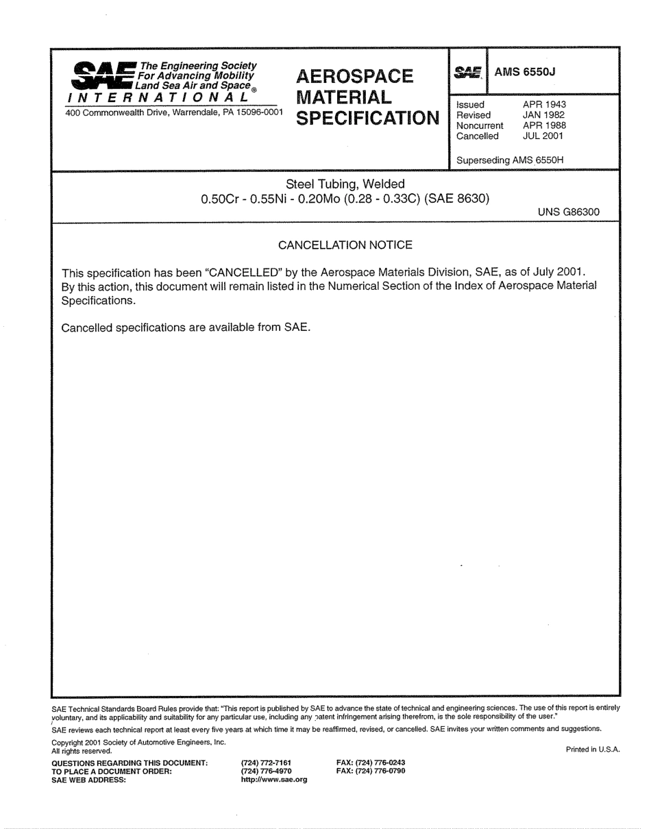 SAE AMS 6550J-2001 scan.pdf_第1页