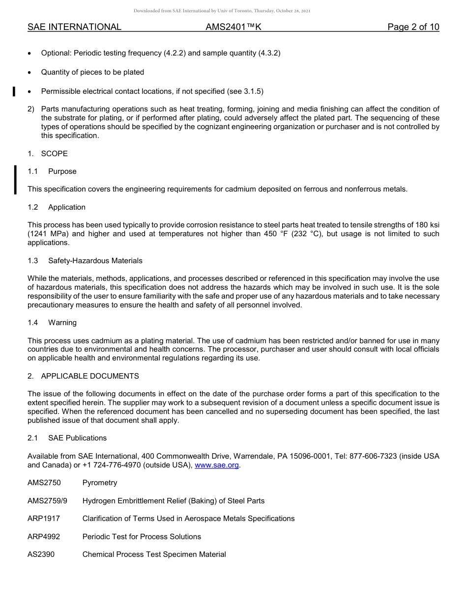 SAE AMS 2401K-2019.pdf_第2页
