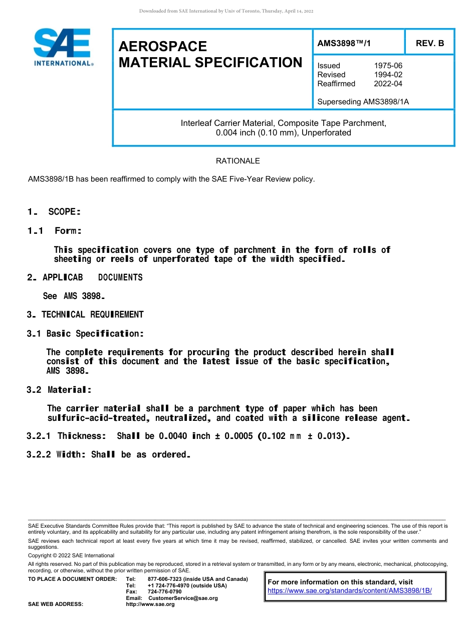 SAE AMS 3898-1B-2022.pdf_第1页