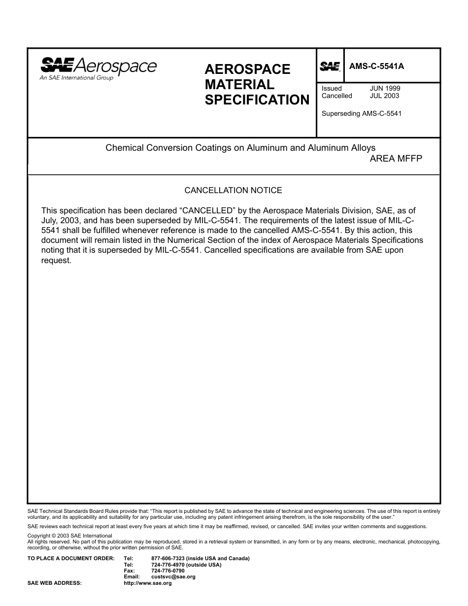 SAE AMS-C-5541A-2003.pdf_第1页