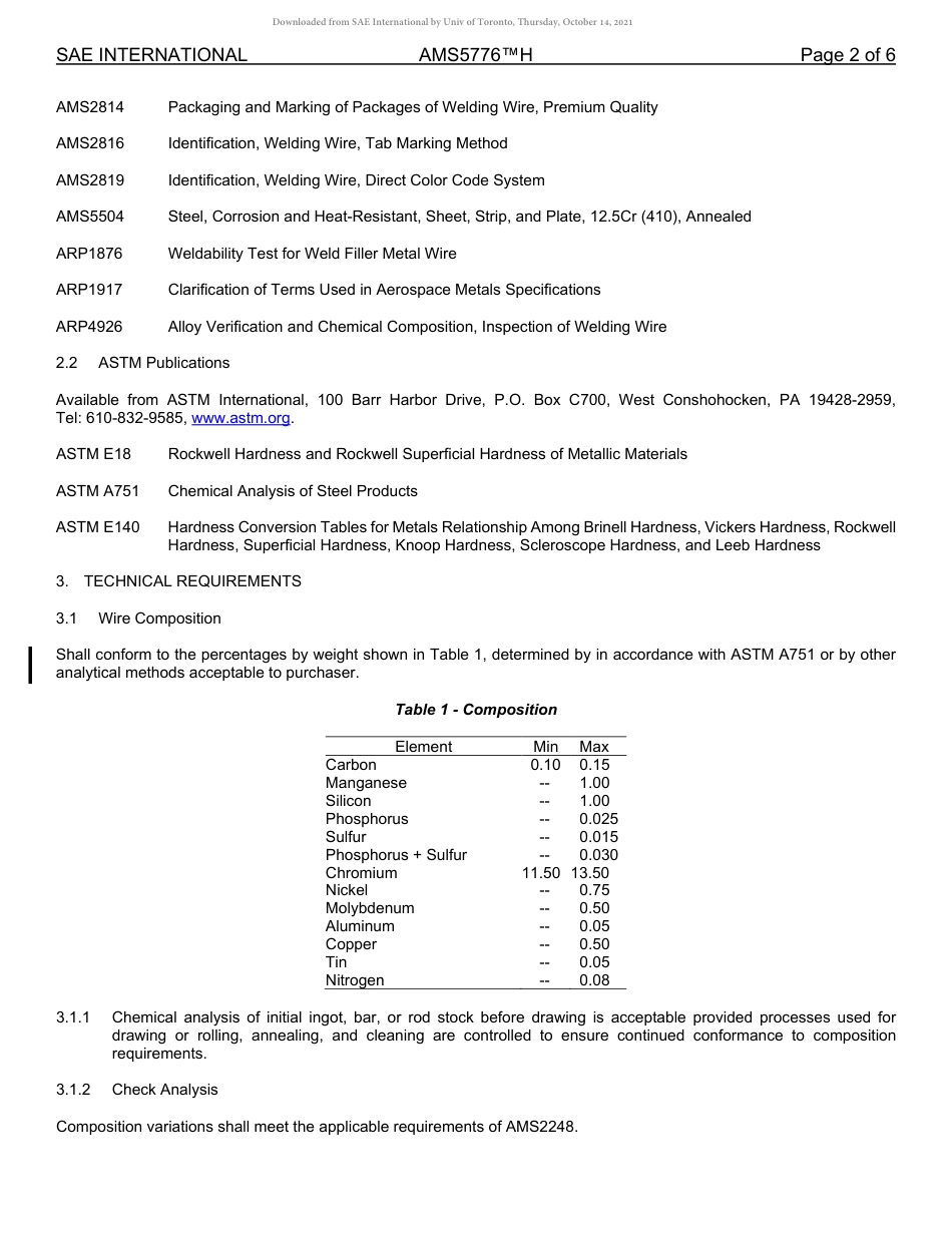 SAE AMS 5776H-2021.pdf_第2页