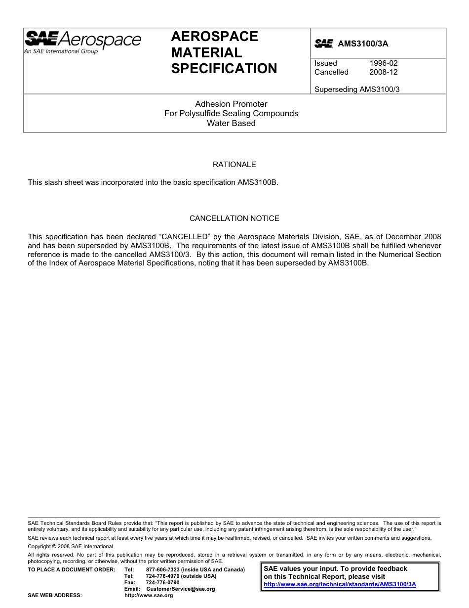SAE AMS 3100-3A-2008.pdf_第1页