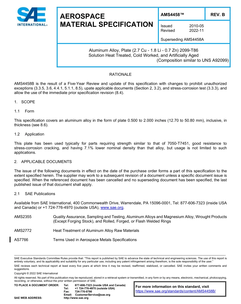SAE AMS 4458B-2022.pdf_第1页