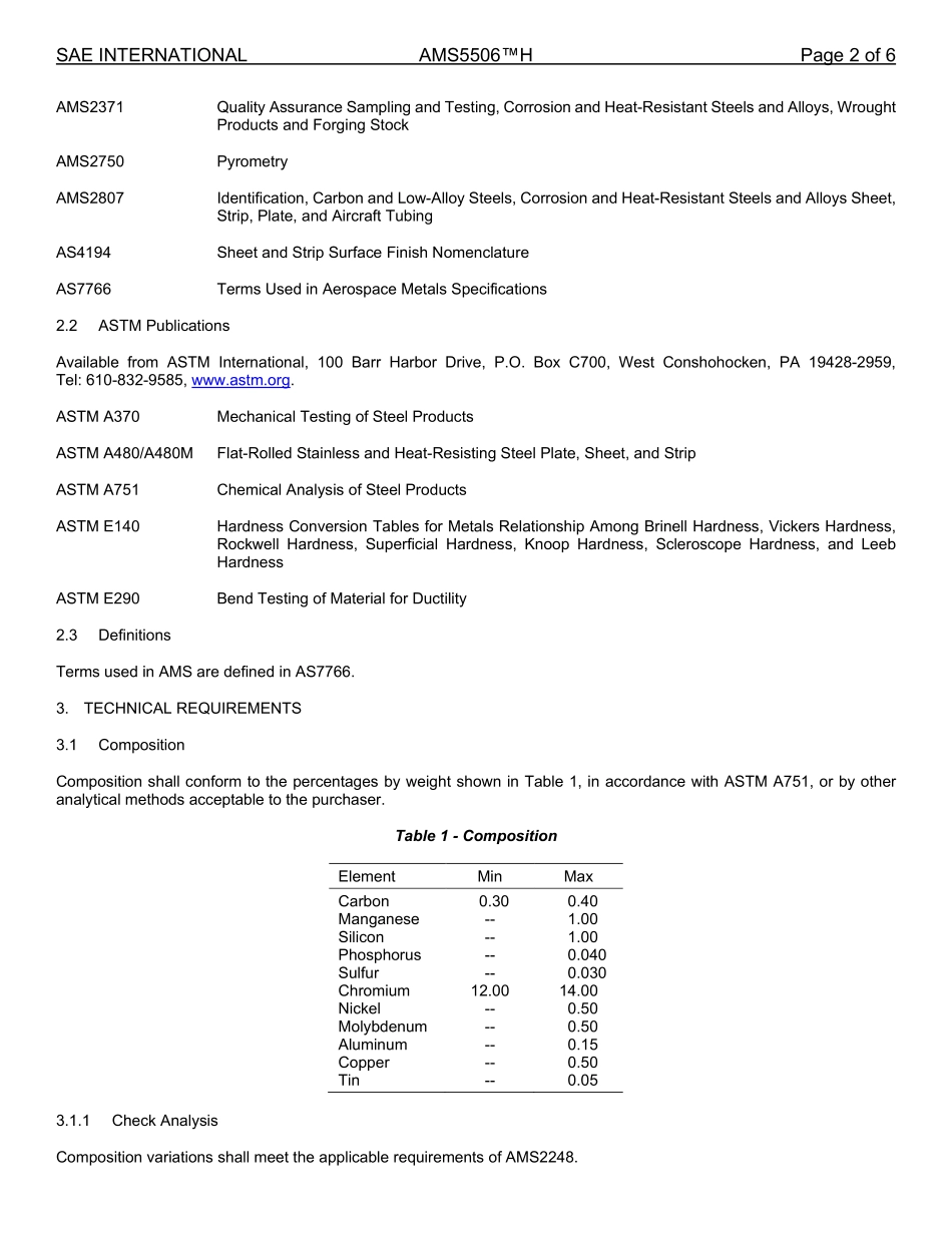 SAE AMS 5506H-2024.pdf_第2页