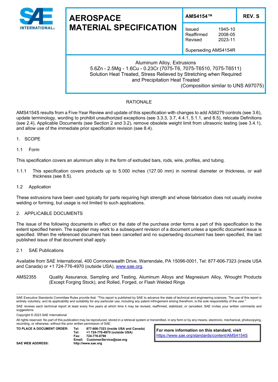 SAE AMS 4154S-2023.pdf_第1页