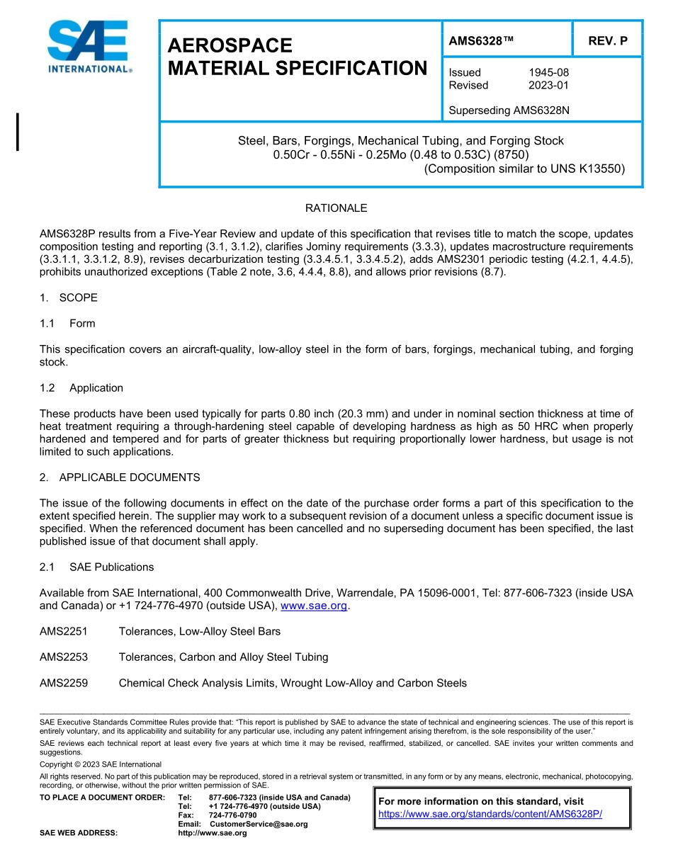 SAE AMS 6328P-2023.pdf_第1页