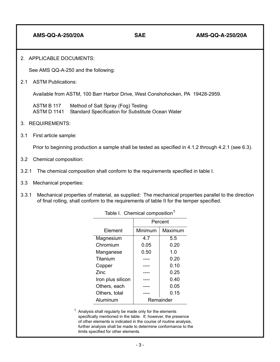 SAE AMS-QQ-A-250-20A-2006.pdf_第3页