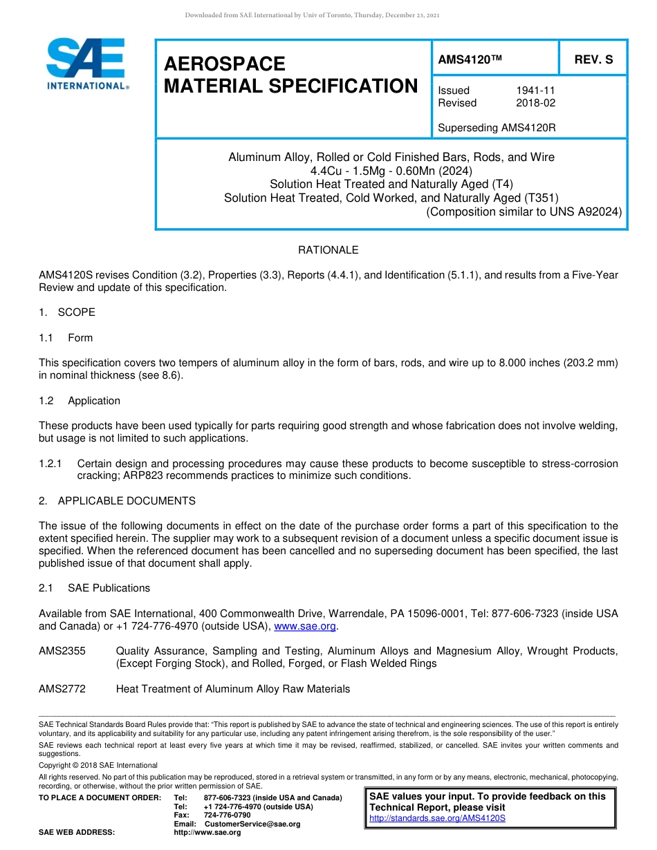 SAE AMS 4120S-2018.pdf_第1页
