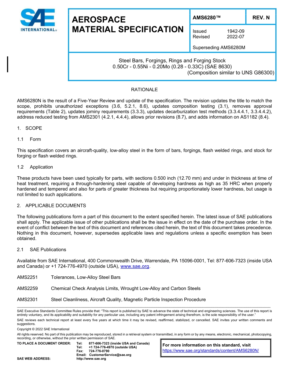 SAE AMS 6280N-2022.pdf_第1页