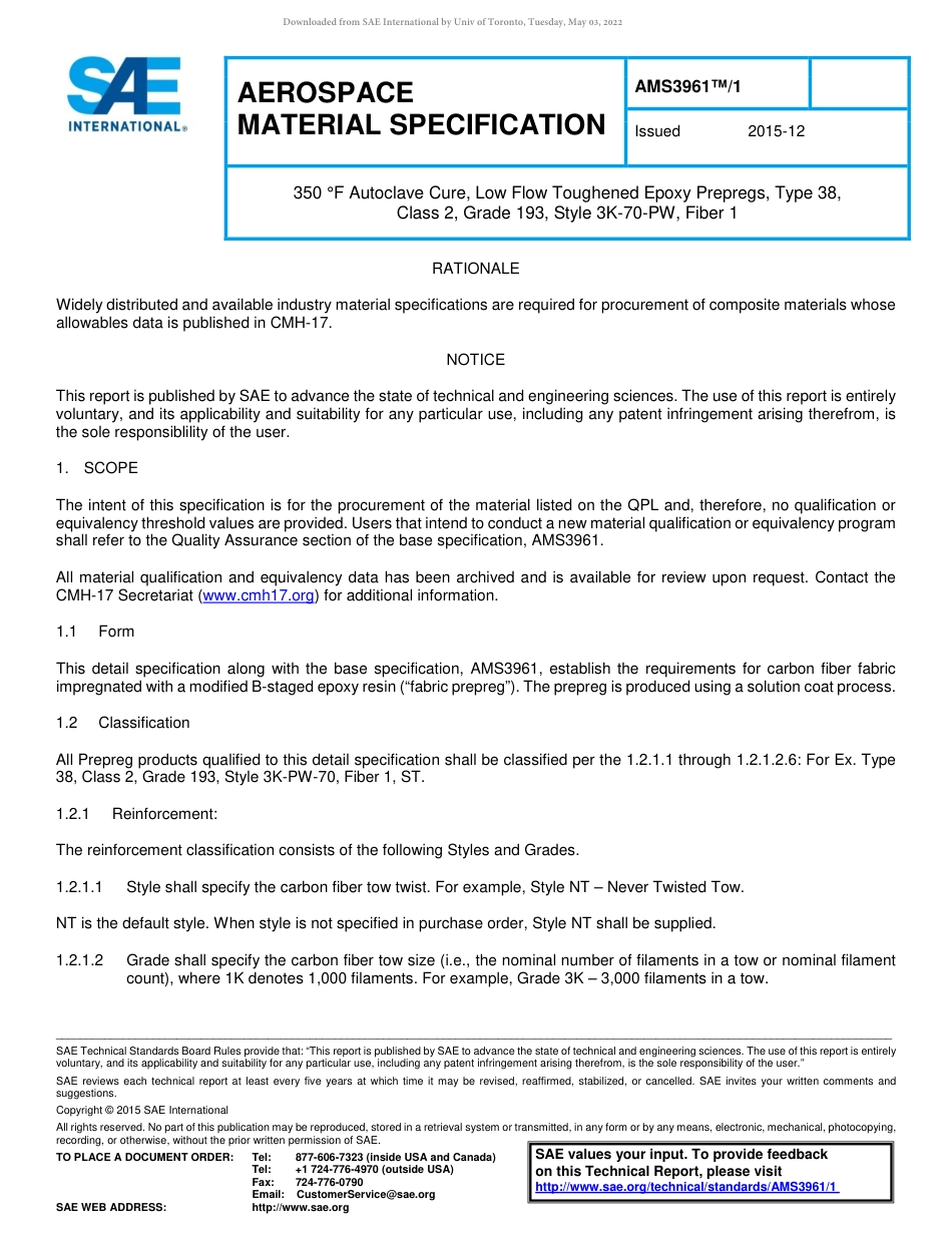 SAE AMS 3961-1-2015.pdf_第1页