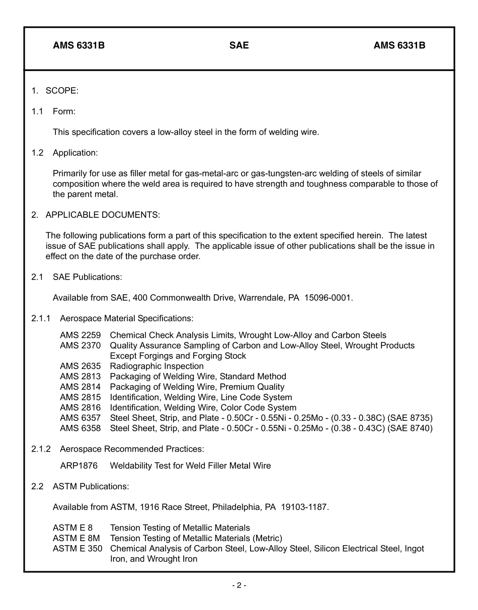 SAE AMS 6331B-2003.pdf_第2页