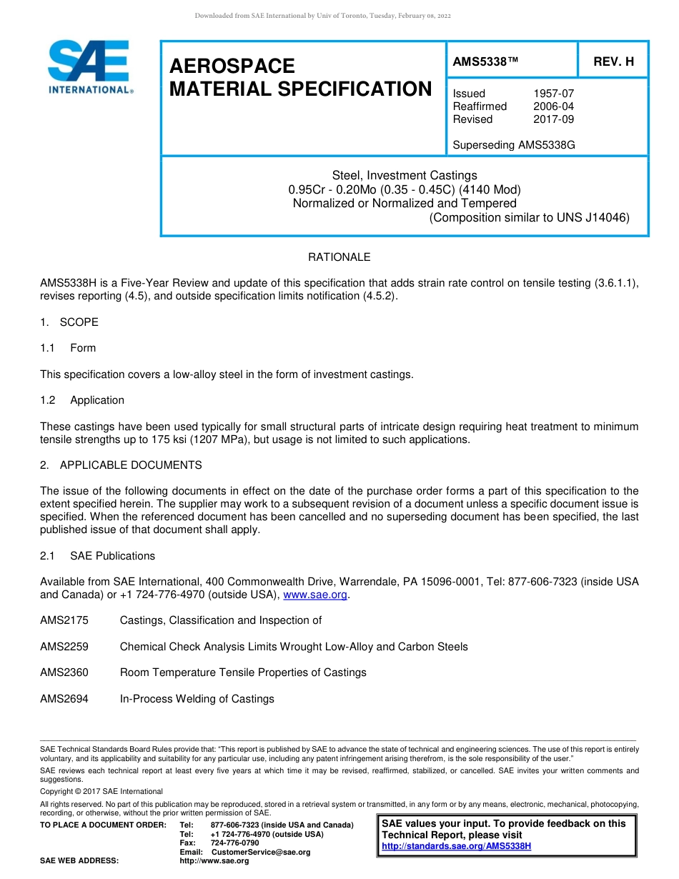SAE AMS 5338H-2017.pdf_第1页