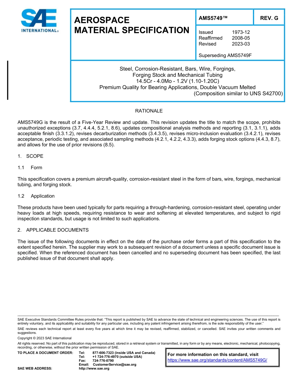 SAE AMS 5749G-2023.pdf_第1页