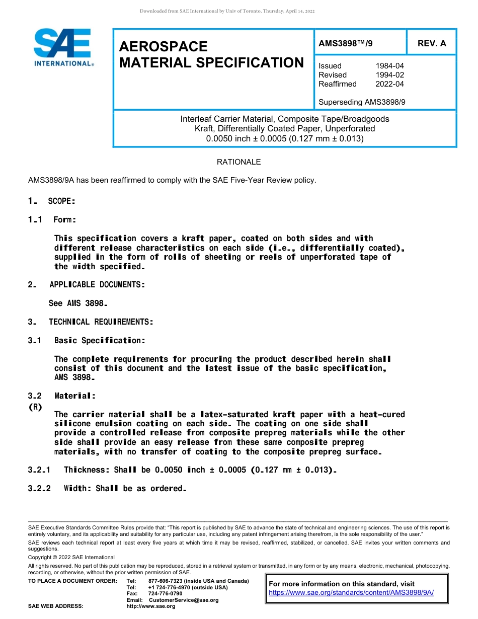 SAE AMS 3898-9A-2022.pdf_第1页