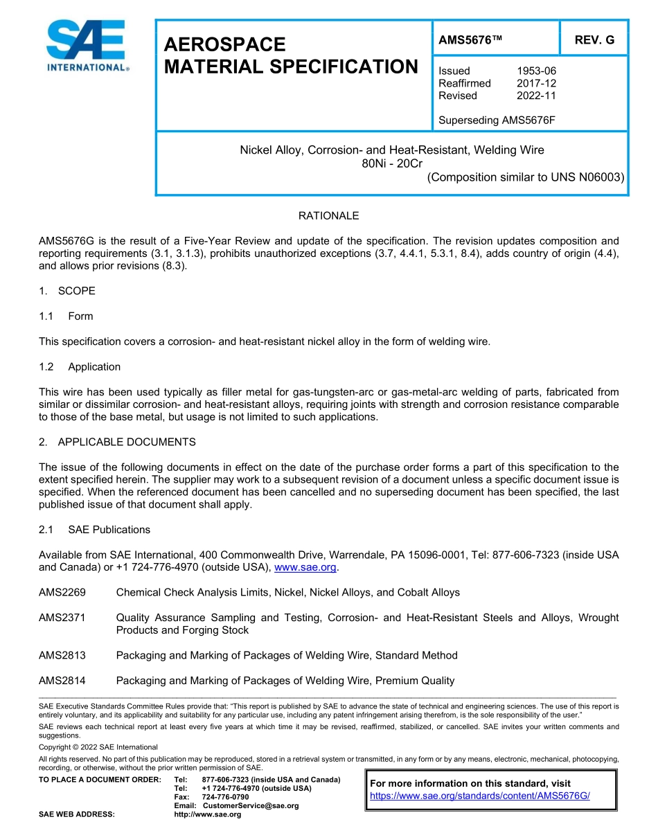 SAE AMS 5676G-2022.pdf_第1页