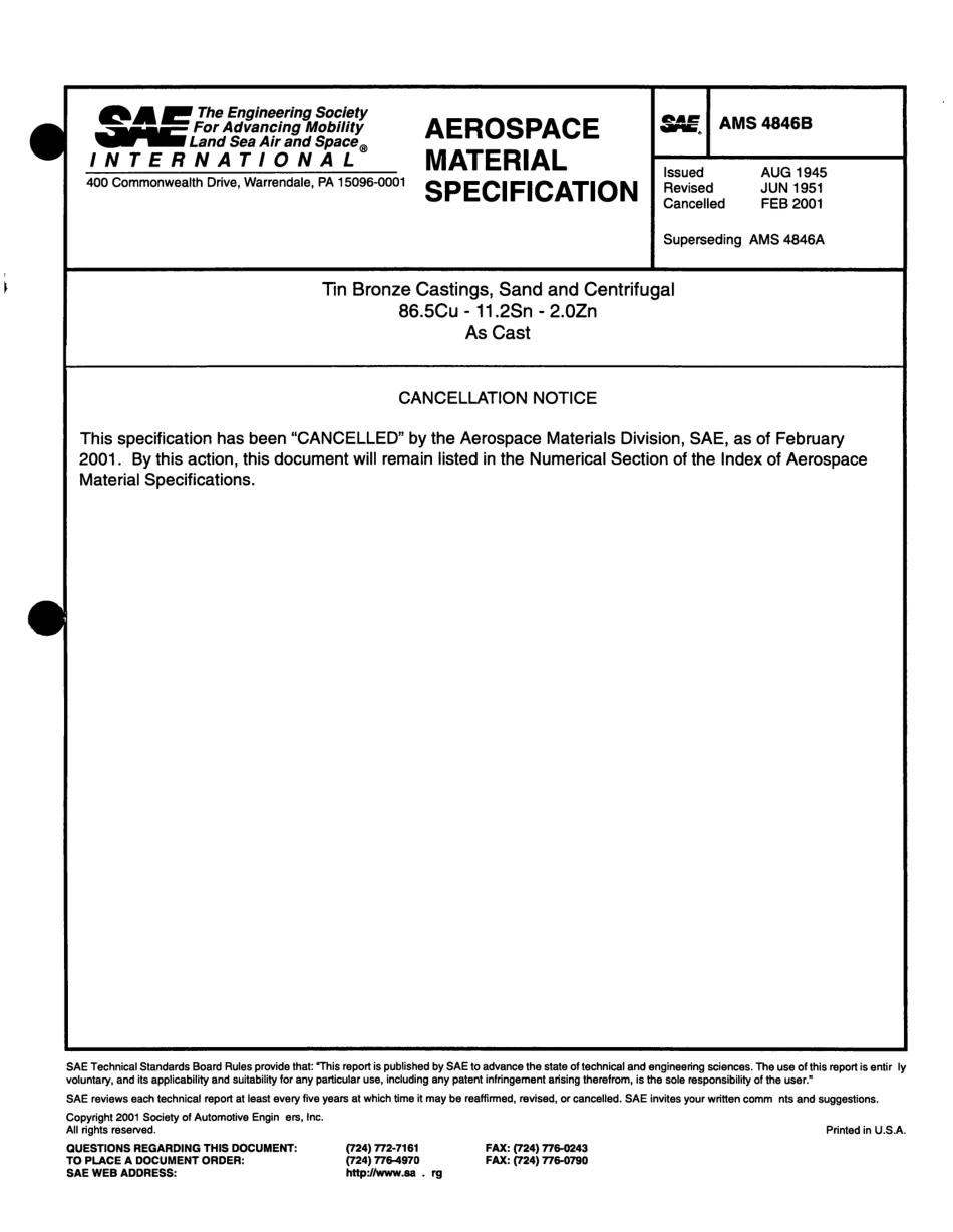 SAE AMS 4846B-2001 scan.pdf_第1页