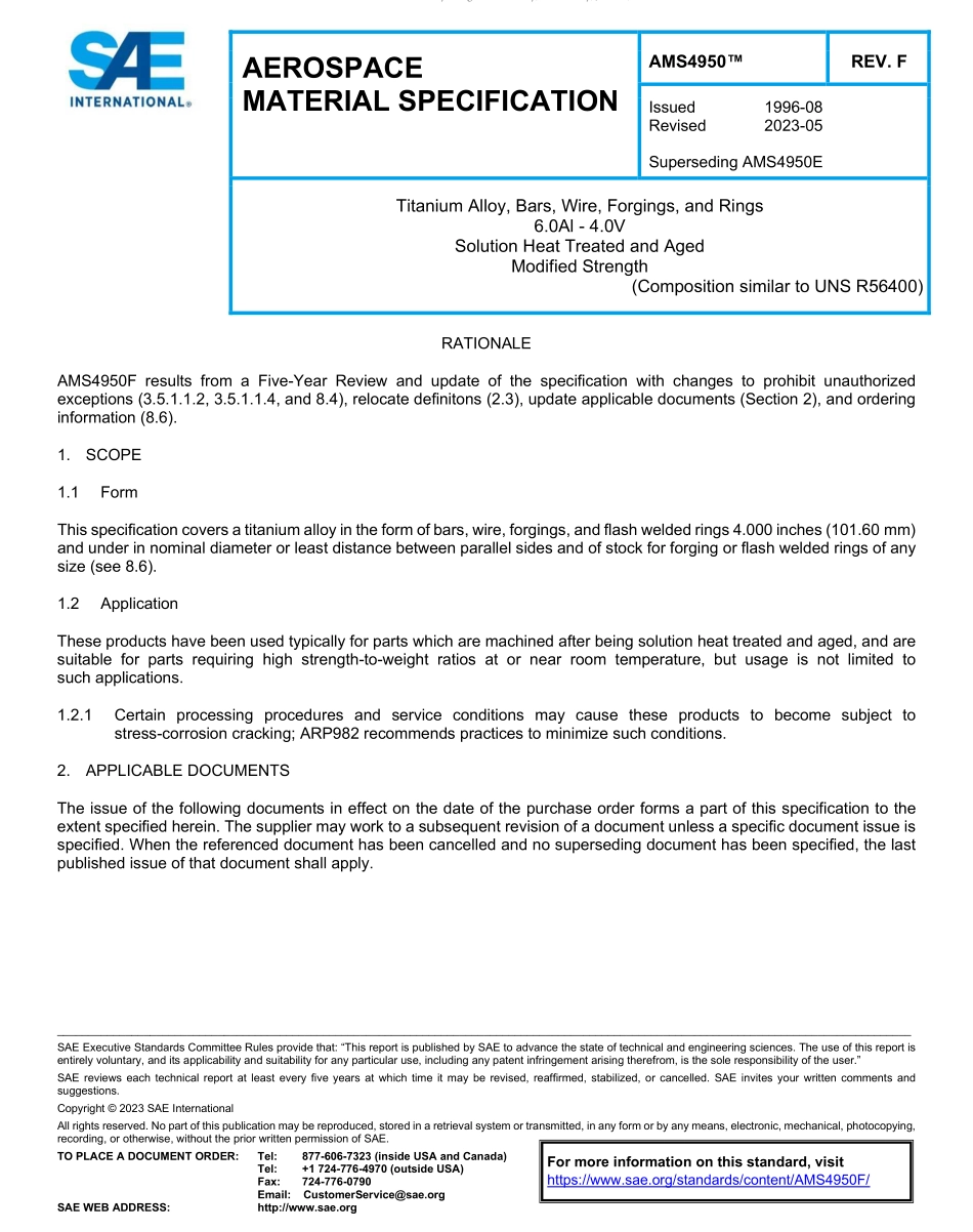 SAE AMS 4950F-2023.pdf_第1页