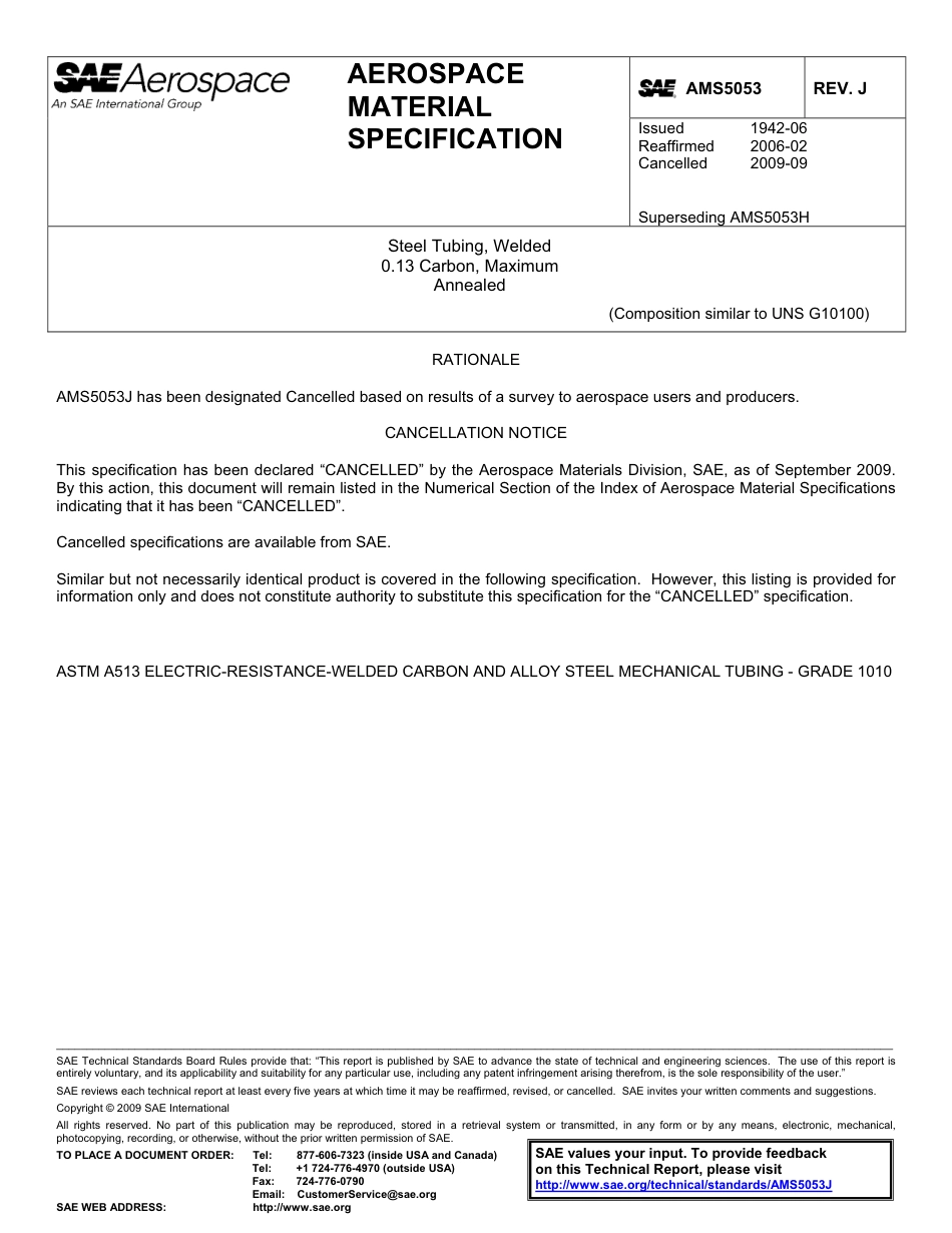 SAE AMS 5053J-2009.pdf_第1页