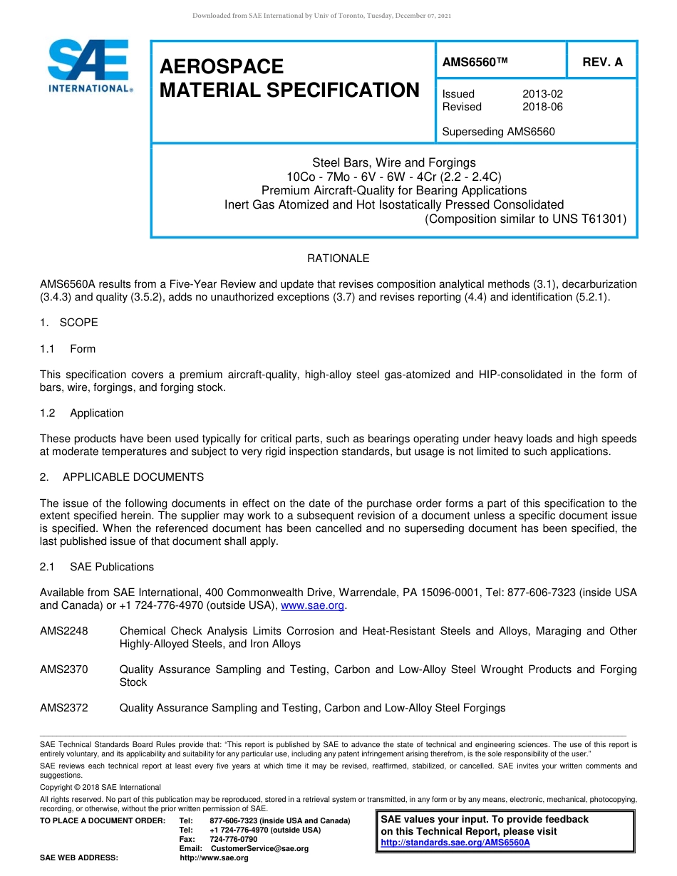 SAE AMS 6560A-2018.pdf_第1页