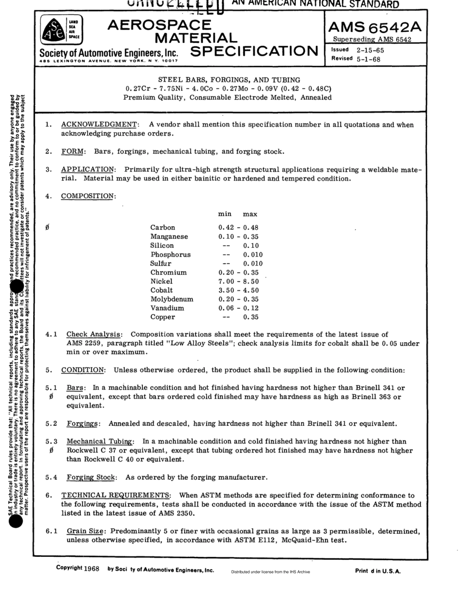 SAE AMS 6542A-1982 scan.pdf_第2页