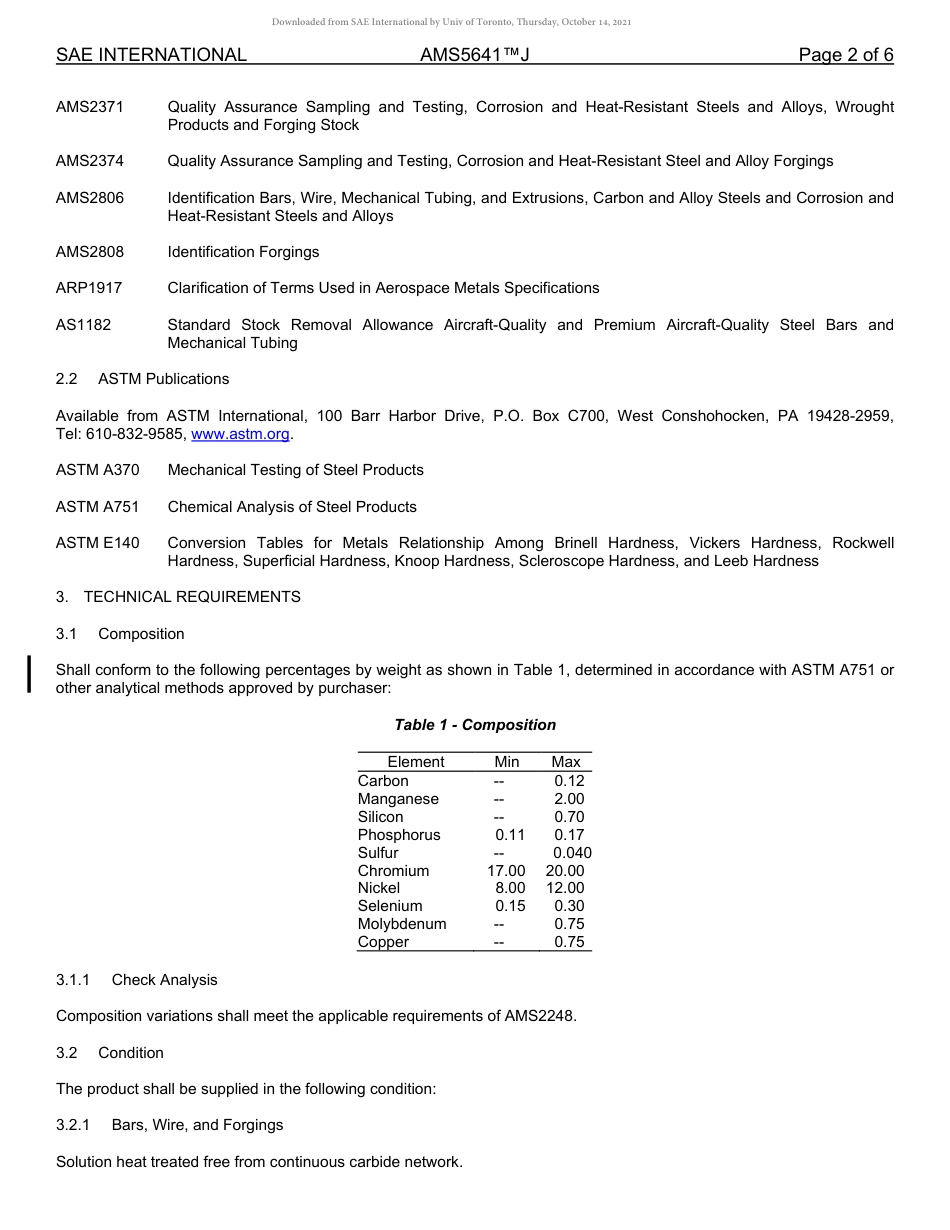 SAE AMS 5641J-2021.pdf_第2页