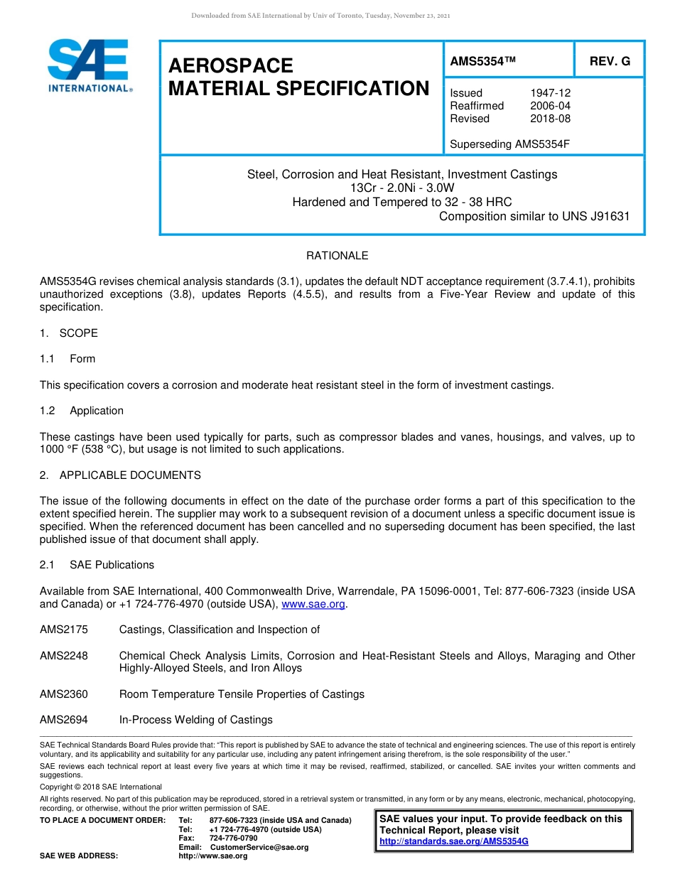 SAE AMS 5354G-2018.pdf_第1页