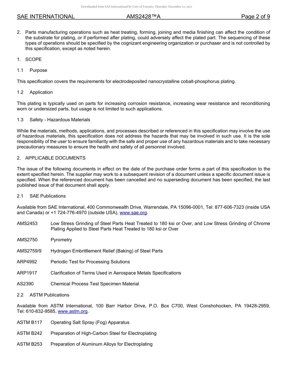 SAE AMS 2428A-2021.pdf_第2页
