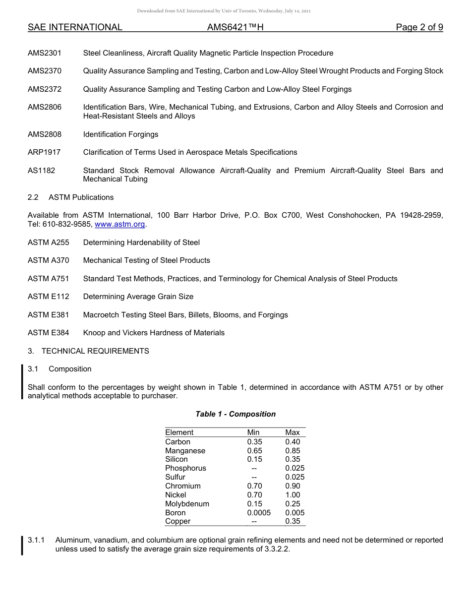 SAE AMS 6421H-2021.pdf_第2页