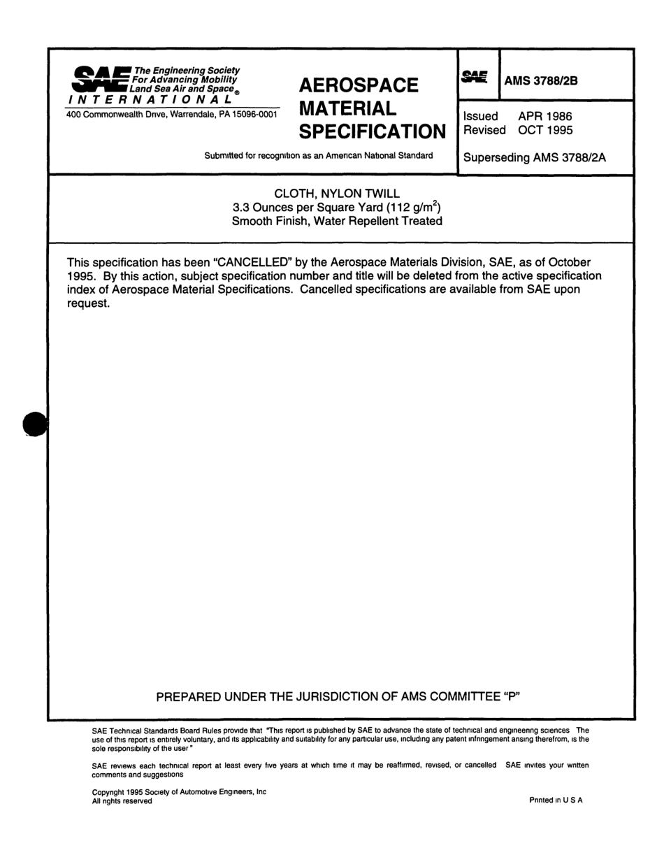 SAE AMS 3788-2B-1995 scan.pdf_第1页