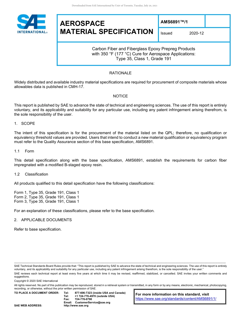 SAE AMS 6891-1-2020.pdf_第1页