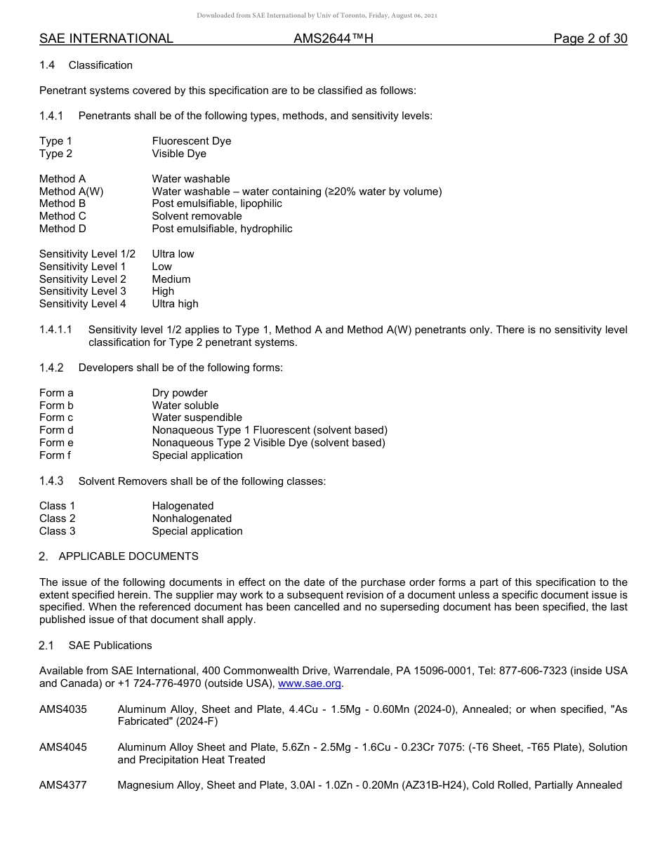 SAE AMS 2644H-2020.pdf_第2页